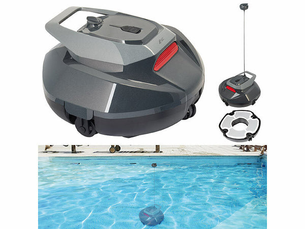 Kabelloser Akku-Poolreiniger-Roboter. 90 Minuten Laufzeit.