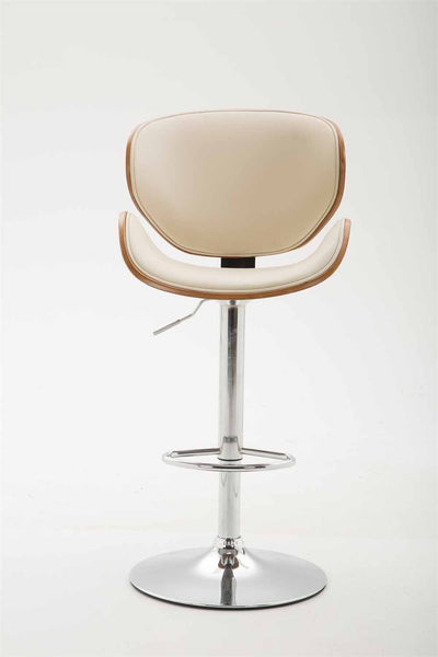 Leder-Barhocker RECI - Walnuss - Komfort kombiniert mit extravagantem Design!