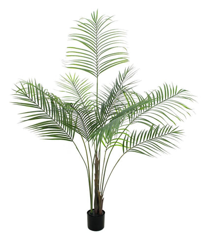 Künstliche Areca-Palme (Betelpalme) mit üppigem Blattwerk.