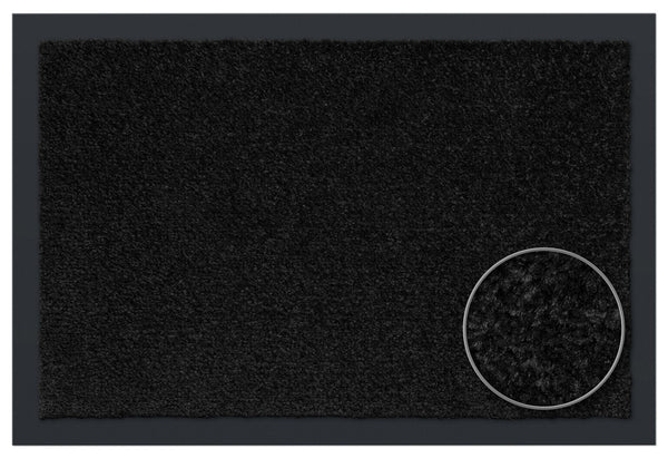 Schmutzfangmatte Sauberlaufteppich schwarz, 60x90 / 90x150 / 120x180 cm