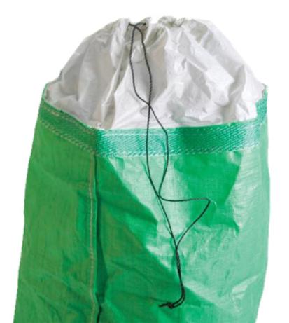 Gartenabfallsack 280 Liter XL. Gartentasche Laubsack mit Umhängegurt max. 100 kg Traglast