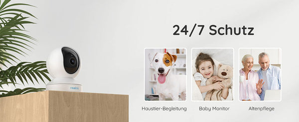 Reolink E1  – Smarte 3MP WLAN Internet Innenkamera mit Personen- & Haustiererkennung