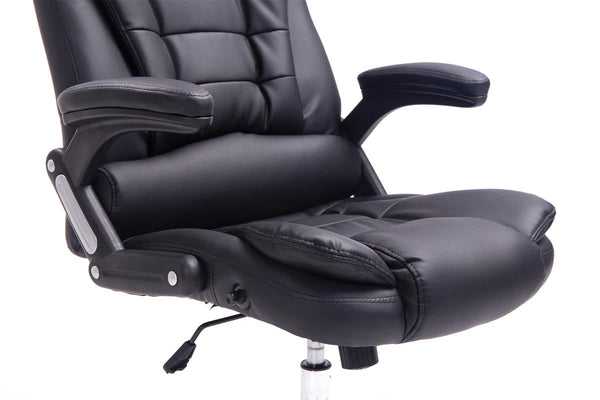 Moderner Leder-Bürostuhl THOR: Stil und Komfort in Perfektion. Und doch bequem.