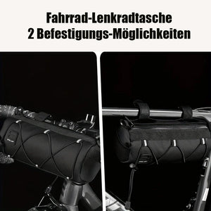 Fahrrad-Fronttasche – Wasserdichte Lenkertasche mit cleverem Clip-System