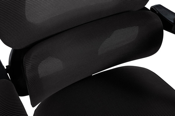 GONDER ergonomischer und vielfach einstellbarer Chefsessel, Bürostuhl, Mesh-Stoff, schwitzfrei.