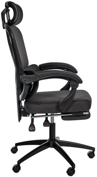 GONDER ergonomischer und vielfach einstellbarer Chefsessel, Bürostuhl, Mesh-Stoff, schwitzfrei.