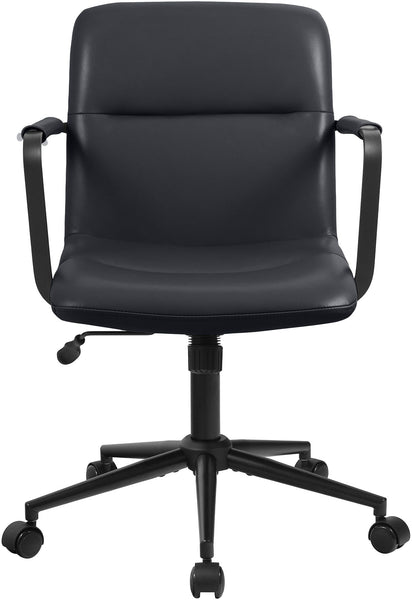 Bürostuhl HILDE, echtes Büffelleder, ergonomisch, belastbar bis 120 kg