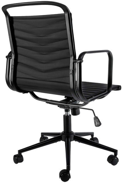Bürostuhl BAKERS, Leder schwarz