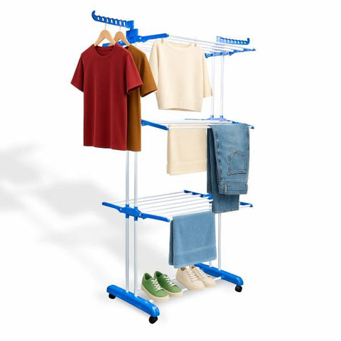 Turmwäscheständer aus pulverbeschichtetem Metall