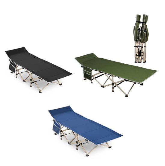Faltliege, Camping-Faltbett. Praktisch. Verschiedene Farben. 186 cm Lä – Fairer Import Vertrieb