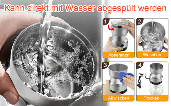 Elektrische Kaffeemühle. Kompakt, leistungsstark und präzise. 200 Watt