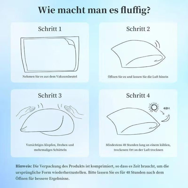 Ergonomisches Nackenkissen aus Memory-Schaum – für erholsamen Schlaf und optimale Entlastung