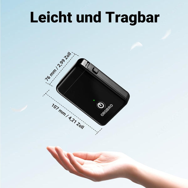 X1 Etikettendrucker – Mini Bluetooth Labeldrucker (Thermal, ohne Tinte) – Schwarz