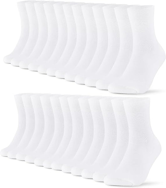 12 Paar Socken für Damen & Herren – Baumwoll-Mix, atmungsaktiv, weich & ideal für Sport und Alltag, schwarz