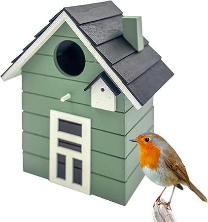 Vogelhaus Nistkasten für kleine Singvögel wie Meisen, Sperling und Fink - Outdoor als Nistplatz in vielen verschiedenen Farben