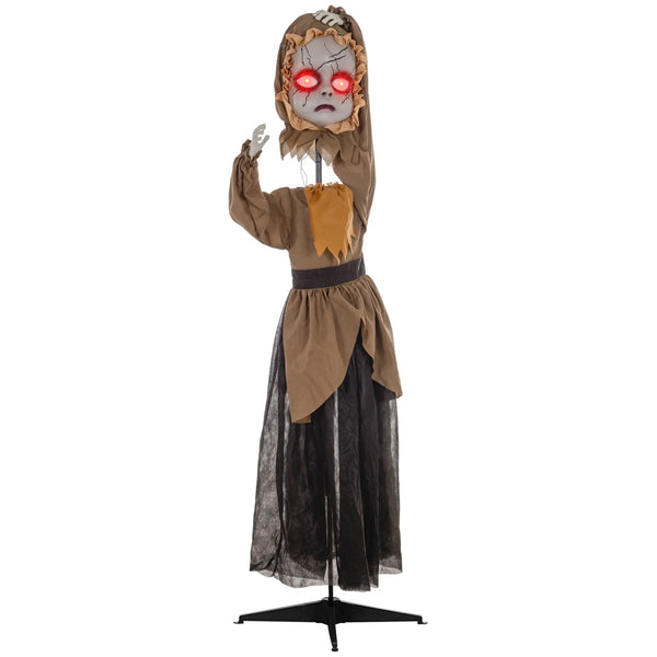 Halloween animierte Geisterpuppe 160 cm mit Spezialeffekten und Soundfunktion