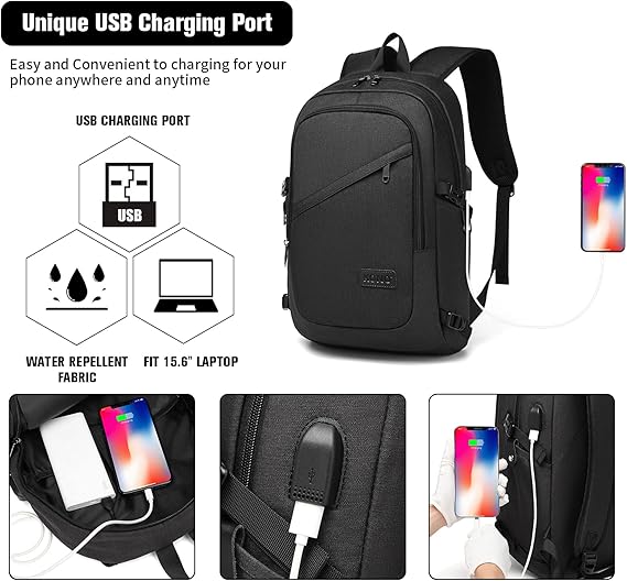Laptop-Rucksack für Notebook mit Diebstahlsicherung für Reisen, Geschäft und Arbeit.
