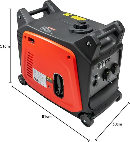 Inverter Stromerzeuger 3100 Watt. (2800 Watt Dauerleistung.) 36 kg. Motorleistung 5,4 PS.