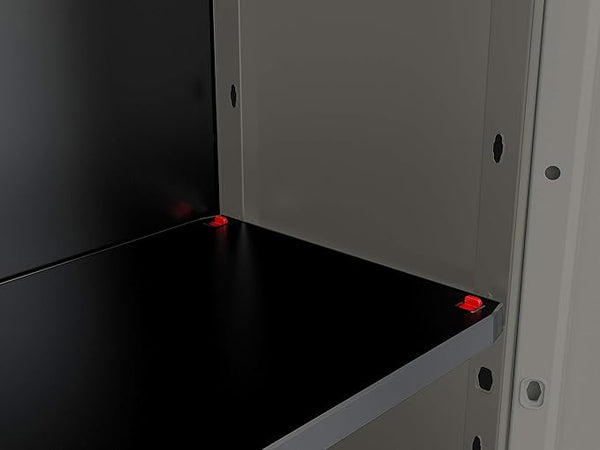 Kunststoffschrank – 166×68×39 cm | 3 Böden | Mehrzweckschrank für Innen & Außen