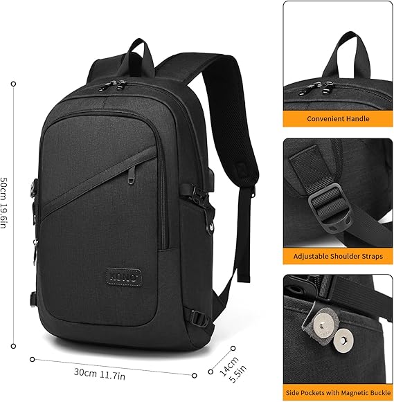 Laptop-Rucksack für Notebook mit Diebstahlsicherung für Reisen, Geschäft und Arbeit.