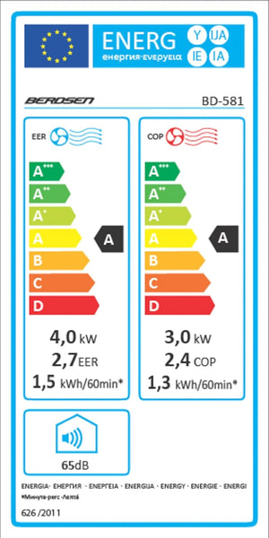 Mobile Klimaanlage für große Räume, Hallen, Büros. 14000 BTU, R290. Farbe: Schwarz