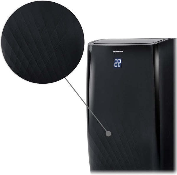 Mobile Klimaanlage für große Räume, Hallen, Büros. 14000 BTU, R290. Farbe: Schwarz