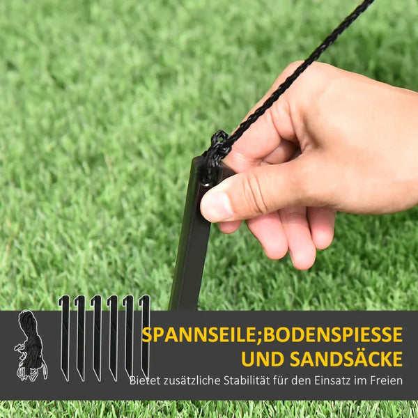 Aufblasbare Halloween-Dekoration – Kürbisgeist mit LED-Beleuchtung, 240cm