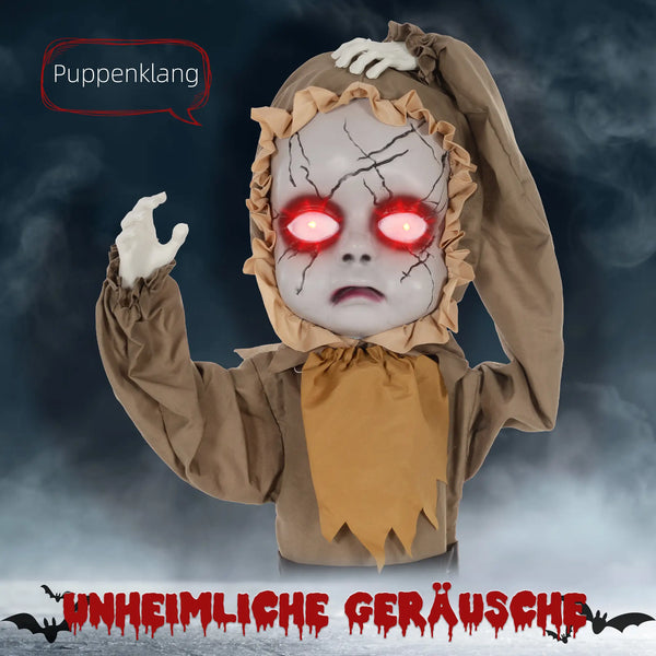 Halloween animierte Geisterpuppe 160 cm mit Spezialeffekten und Soundfunktion