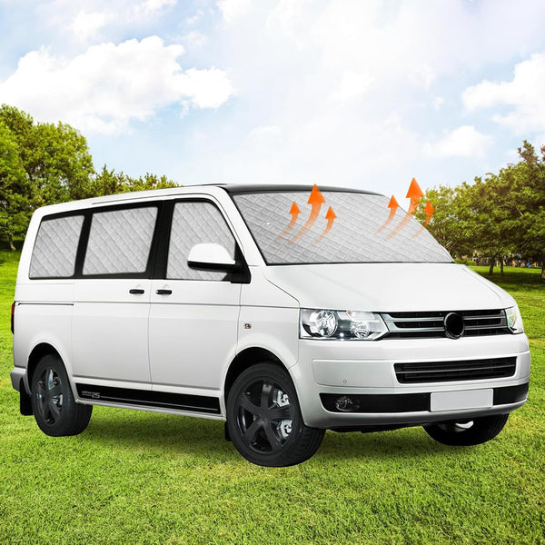 Sonnenschutz Perfekter Schutz 8-teilig für Ihren Volkswagen Bus VW T5 oder T6