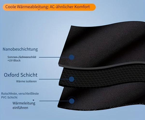 Anti-Frost- und Schneedecke für Fahrzeuge – magnetischer Windschutzscheiben-Schutz, für PKW, SUV, Geländewagen, Limousinen, Van, kleine LKW