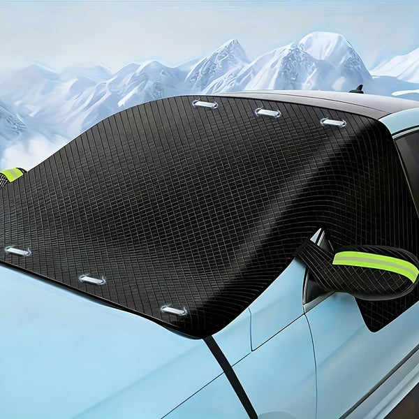 Anti-Frost- und Schneedecke für Fahrzeuge – magnetischer Windschutzscheiben-Schutz, für PKW, SUV, Geländewagen, Limousinen, Van, kleine LKW