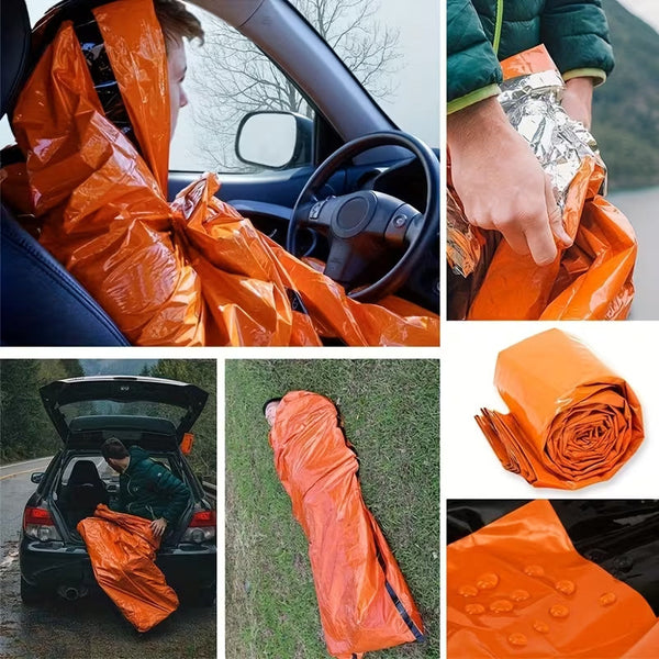 Notfall-Schlafsack – Thermische Survival-Schutzhütte für Outdoor & Notfälle