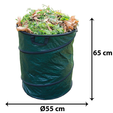 Gartenabfallsack "Pop Up" (selbst stehend) 160 Liter. Gartentasche Laubsack