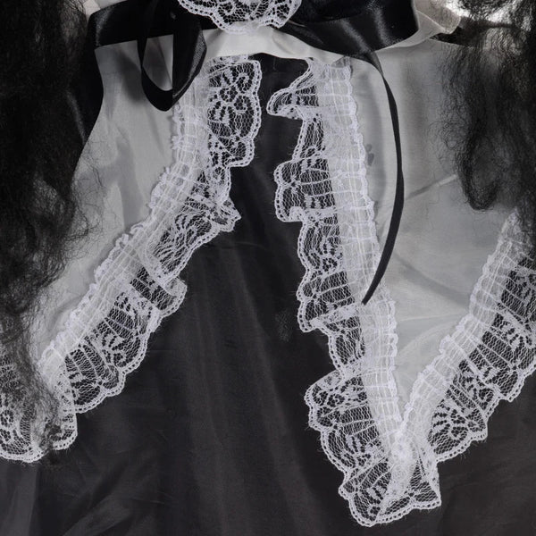 Animiertes Lolita-Mädchen mit Sound, LED & Bewegung Halloween-Dekoration, 160cm