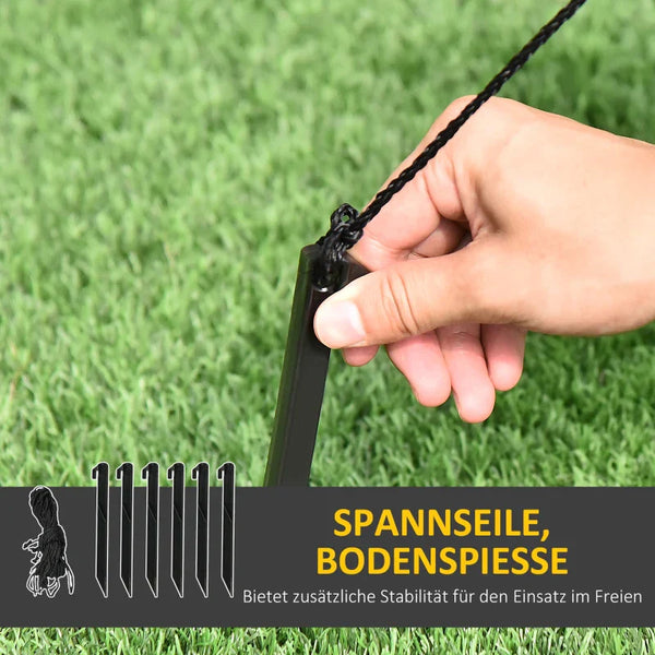 Aufblasbare Halloween-Dekoration – Geisterbaum mit LED-Beleuchtung & Figuren, 240 cm