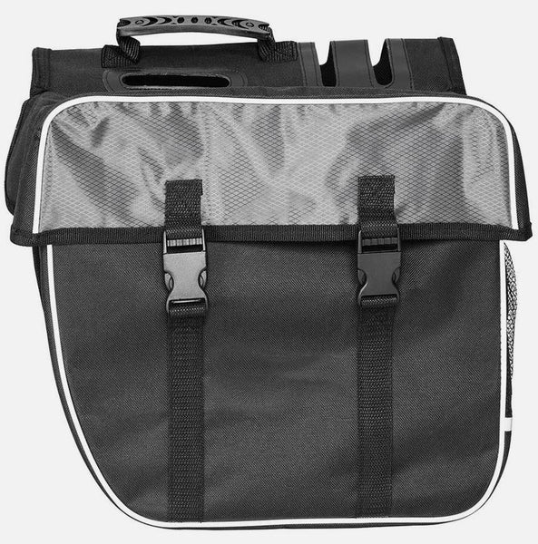 Doppel Gepäckträger Tasche Double für Fahrrad Fahrradtasche Gepäcktasche schwarz