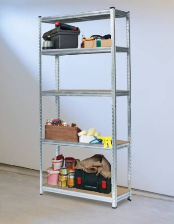 Schwerlastregal 75 × 30 × 172 cm Belastung gesamt 375 kg