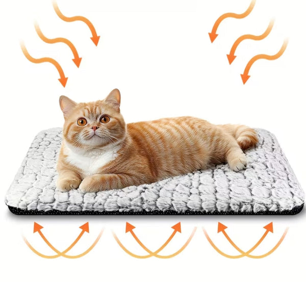 Extra warmes Thermo-Katzen- und Hundebett – ultra-weiche, waschbare Haustierliege