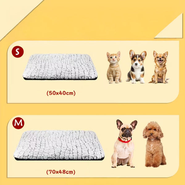Extra warmes Thermo-Katzen- und Hundebett – ultra-weiche, waschbare Haustierliege
