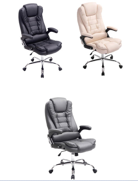Moderner Leder-Bürostuhl THOR: Stil und Komfort in Perfektion. Und doch bequem.