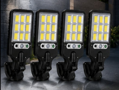 Solar-LED-Wandlampen (4-8-12er Set) mit Bewegungsmelder. Solarleuchten für Außen mit Bewegungsmelder – wetterfest &amp; kabellos