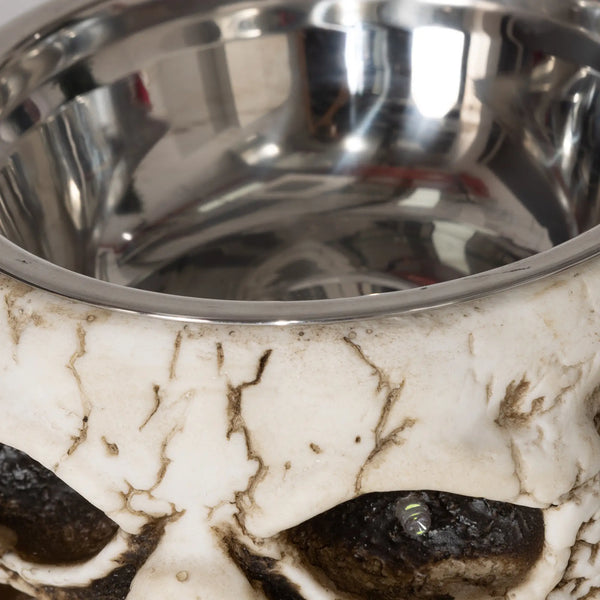 Halloween Animierte Skelett-Süßigkeitenschale Halloween-Dekoration – mit Sound & LED