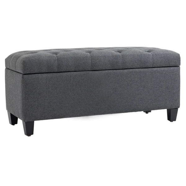 Sitzbank Polsterbank mit Stauraum Truhenbank Flur Schlafzimmer Wohnzimmer, diverse Farben. 100 x 40 x 44 cm