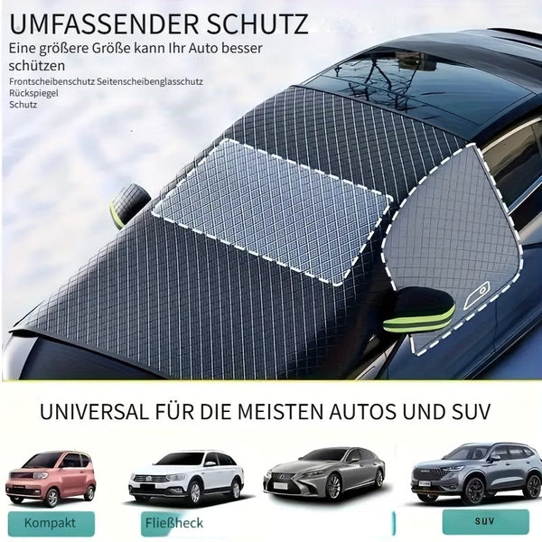 Anti-Frost- und Schneedecke für Fahrzeuge – magnetischer Windschutzscheiben-Schutz, für PKW, SUV, Geländewagen, Limousinen, Van, kleine LKW