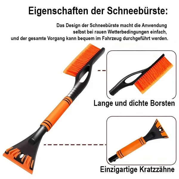 2-in-1 Schneebürste und Eiskratzer – ausziehbares Winterwerkzeug für Ihr Fahrzeug