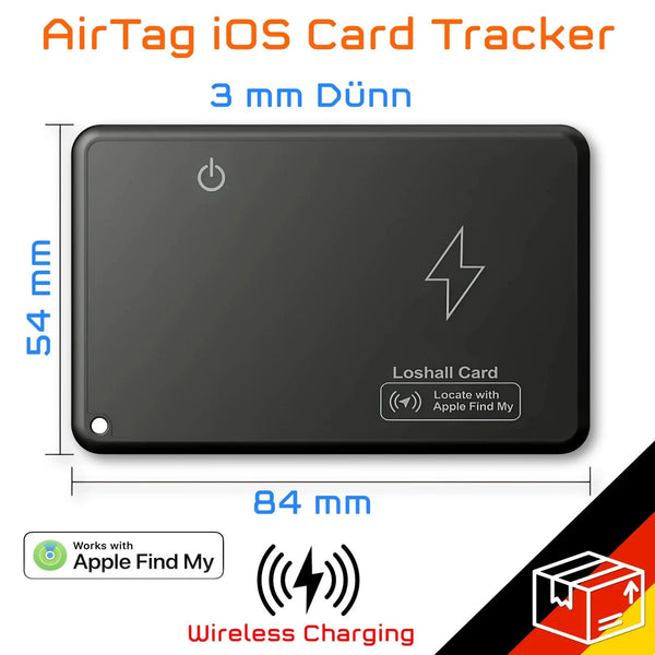 AirTag-Karte für iPhone im Kreditkartenformat – passt in jedes Portemonnaie