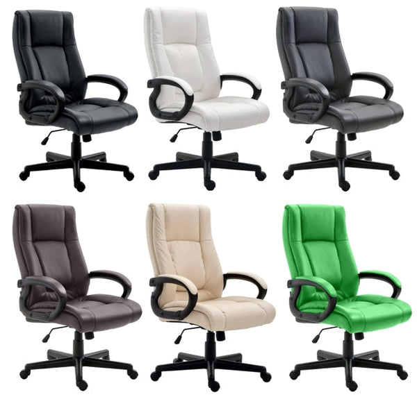 Leder Bürostuhl SQUART 6 Farben lieferbar. Bis 140 kg belastbar.