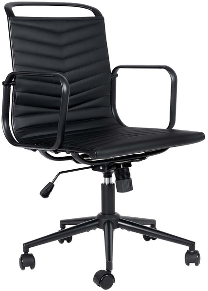 Bürostuhl BAKERS, Leder schwarz