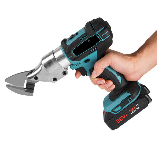 Akku-Blechschere Akkuschere, elektrische Blechschneider. Der Metallschneider! Inkl. 2x Akkus