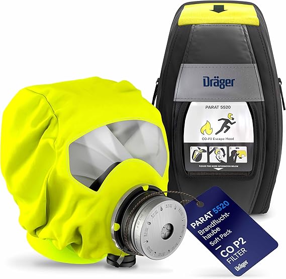 Dräger PARAT 5500 Brand-Fluchthaube mit CO-P2-Filter